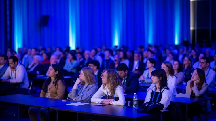 Students attending an ISPE conference